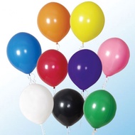 Latex Balloon 12 Inch 100 pieces 3.2g High Quality Standard Color | READY STOCK | 乳胶气球 | Belon | Par
