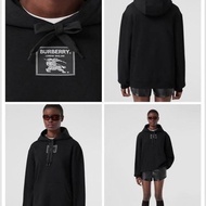 BURBERRY英國黑色連帽衛衣XXS