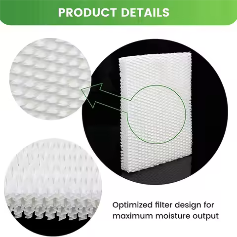 A35R 12PCS Replacement Filters For Vornado MD1-0034 Evaporative Humidifier Accessories Model EV100 E
