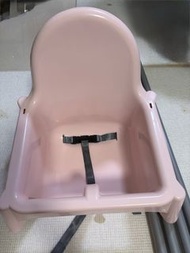 IKEA 粉色嬰兒高腳椅