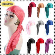 BEBETTKISS Silk Durag Adjustable Fashion Pre-Tied Headwrap Elastic Pirate Hat