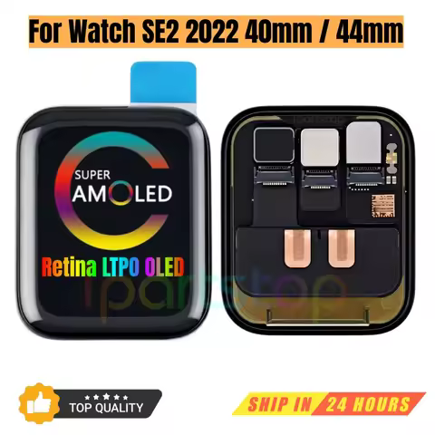 iParts Replacement OLED Display for Apple Watch SE2 SE 2nd Gen 40mm 44mm A2724 A2723 A2726 A2725 Ret