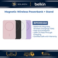 Belkin BPD004bt BoostCharge Magnetic Wireless 5000mAh Powerbank with Stand (Black/White/Pink/Purple)