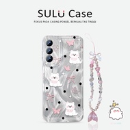 MERAH West High Square Pink Premium High Class Case Oppo A3X A3 Pro 5G A60 C53 C51 C51S Reno 13 13F 