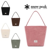 🇯🇵日本代購 snow peak Corduroy Micro Tote Bag shoulder bag 手拿包 手袋 斜孭袋 單肩包
