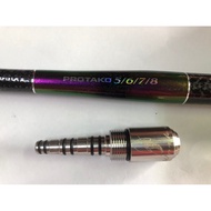 Ma Worksop [Ma's Workshop] Shrimp Fishing Rod Counterweight White Iron W8 Top And 5/6/7/8 Tail Plug 