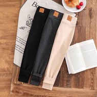 3pcs/Set Young Girls Autumn/Winter Thick Thermal Lined Leggings In Black, Gray And Apricot. Buy 1 Ge