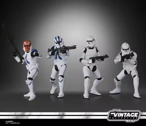 3.75 Inch Star Wars The Vintage Collection Phase Ii Clone Trooper (212th) Action Figures Toys Collec