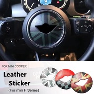 Steering Wheel Leather Stickers For Mini cooper F54-F60 Accessories Dedicated Car Sticker For Mini c