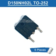 5Pcs D150NH02L TO252 D150N H02L STD150NH02L TO-252 SMD N-Channel 150A/24V MOSFET ทรานซิสเตอร์ใหม่ Original IC