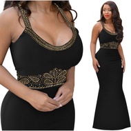 ❤Elegant Sleeveless Sexy Strap Beach Maxi Dinner Dresses women womens Evening Dress❤