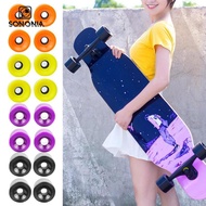 SONONIA 4 Pieces Skateboard Wheels,PU  Long Board Wheel High Strength Wheels Skateboard Maintenance 