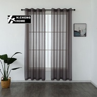 H.CHENG HOME Curtains for Windows on sale Aesthetic Minimalist Linen Sheer Modern Home Curtains Kurt