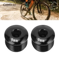 CAMELLI 2PCS Cycle Pedal Dust Cover, M14 Thread 9mm Cycle Pedal Dust Cap, Durable Lightweight Easy I