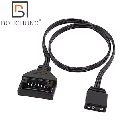 For Lian Li Neon 6Pin 8Pin ARGB Light Control Cable for 2x8Pin 3x8Pin Motherboard 3pin Adapter Cable