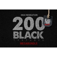 [ JPG ] Mega Bundle Black Textures x 200 highres JPG 4000*3000px
