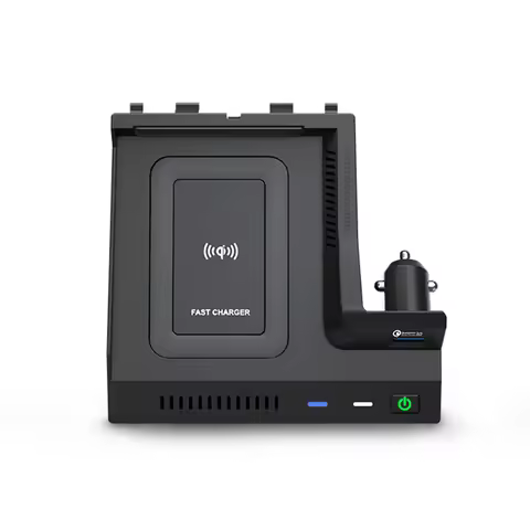 Wireless Charger For Mercedes Benz W205 C43 C63 AMG GLC43 GLC63 X253 C /GLC-Class Mobile Phone USB C