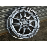 New Car Sport Rim WORK EMOTION CP2 Wheels - 15x7J 8x100/114.3 ET35 Chrome - READY STOCK