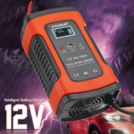 Sạc bình ắc quy 12V 100Ah Foxsur Kèm chức năng khử sunfat phục hồi bình sạc được cả bình khô và nước