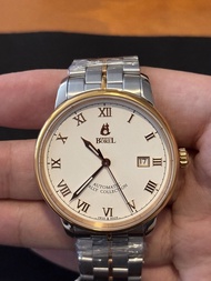全新 Ernest Borel 依波路 Yally Collection Automatic  Watch 金錶 機械錶 自動錶 間金錶帶 非綺年華 eterna 