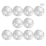 YYS 10Pcs Electric Guitar Effects Pedal Protector Set Guitar Effects Pedal Footswitch Transparent Gu