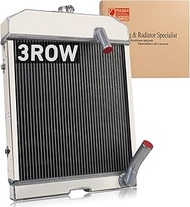 3Row Radiator For Ford New Holland 501 600 601 641 700 701 800 801 841 861 900 901, Aluminum Radiato
