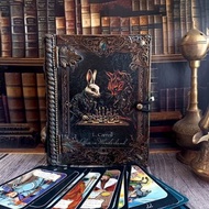 愛麗絲夢遊仙境珠寶盒、塔羅牌盒、瘋帽子盒、白兔、