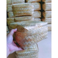 BESEK ANYAMAN BAMBU UKURAN 18X18 PER PCS / BESEK BAMBU