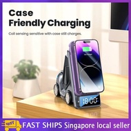 5 in 1 Charger Phone Stand For 16 15 14 13 15W Fast Charging Magnetic Dock Station For Apple Watch E