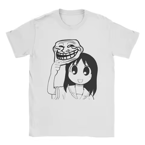 Man T-Shirt Osaka Autistic Funny Kawaii Ayumu T Shirts Fashion Anime Azumanga Daioh Summer Tee Shirt