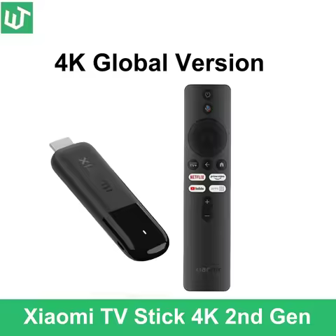 2025 Global Version Xiaomi Mi TV Stick 4K 2nd Gen 2GB RAM 8GB ROM Bluetooth 5.2 Wifi6 Netflix Google
