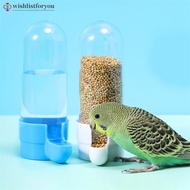 Wishlistforyou Bird Water Drinker Feeder Waterer with Clip Pet Bird Supplies Dispenser Bottle Drinki