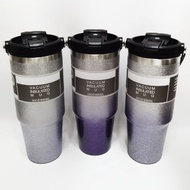 New Gradient Diamond 890ML Tumbler Stainless Steel Bottle Water Bottle With Straw Insulated Flask Bo