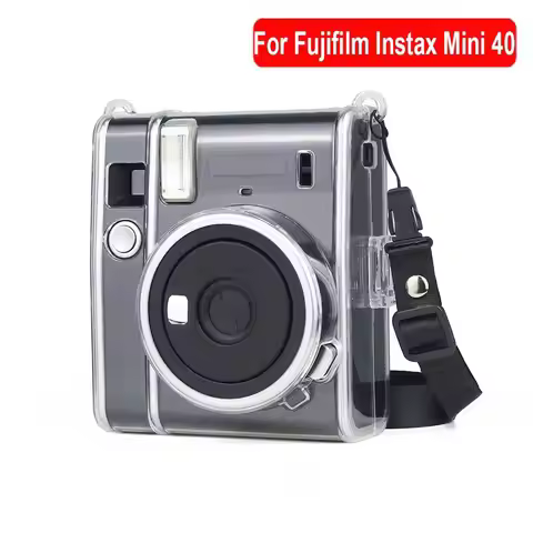 Crystal Instant Camera Case Shockproof Adjustable Strap Protective Cover Fashion Photography for Fuj