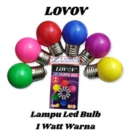 1w Color LED Lamp 1 Watt Lovov Color LED Night Light/ LED Light Bulb