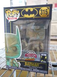 {玩具路邊攤} 代理版 FUNKO POP DC 蝙蝠俠80週年 銅鏽版 1989 BATMAN 蝙蝠俠 315