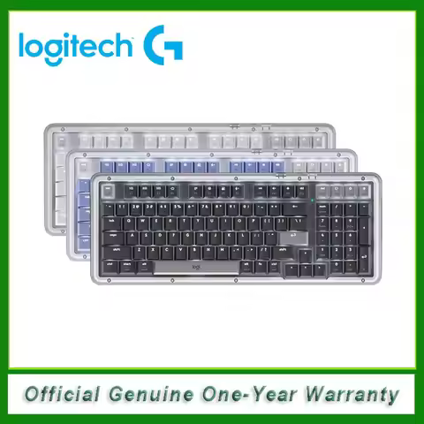 Original Logitech K98M Mechanical Keyboard ALTO KEYS AI Custom Bluetooth Office Gaming Keyboard PBT 