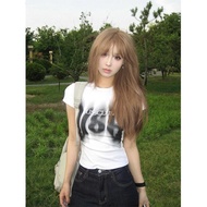 y2k Asian Culture Clothes y2k Top y2k Punk Style Women's Clothing Tops Wear Hot Girl White Positive 