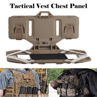 Tactical Vest Chest Panel Military Mobile Phone Rack Chest Folded Navigation Map Holder Airsoft Vest Accessories junlamy