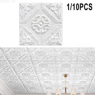 10pcs 3D Tile Brick Wall Sticker Self Adhesive Waterproof Foam Panel-Wallpapers