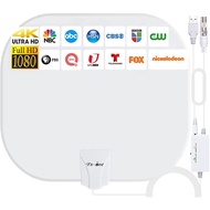 2021 Newest Freeview TV Aerial 240KM Range High Gain Indoor TV Aerial with Stronger Amplifier Signal