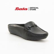 Bata Womens Moccasins รองเท้าแตะ รองเท้าส้นแบน เปิดส้น สำหรับผู้หญิง รุ่น Sola สีดำ 6616618