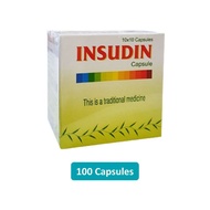 [1 BOX] 💥Ready STOCK💥 [kawal gula/elak diabete] Insudin Capsule - 10 x 10's