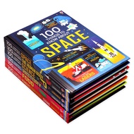 10 หนังสือ Usborne 100 Things To Know About Discovery Series Space Science History อาหาร Hardbound ปกอ่านหนังสือส