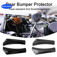 [AME]1 Set Universal Car Rear Bumper Lip Diffuser Easy Installation Scratch-Resistant Vehicle Car Rear Bumper Protector Guard Replacement Part