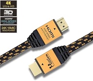 Million HDMI Male to HDMI 6 Feet Cable Connector Gold Plated with Ethernet,1080p,5K,and Audio Return.Good for DVD,TV,Home Theater,Blu-ray Player