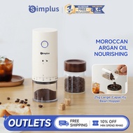 【NEW】Simplus Low-Noise Electric Coffee Grinder | 38 Grind Settings | 25g Bean Wadah | 2000mAh Batter