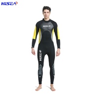 Hisea 3MM Neoprene Diving Suit Men Women Wetsuit One Piece UV Prevent Couple Surfing Wet Suit For Di