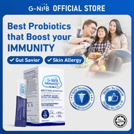 G-NiiB Immunity+ Prebiotics Probiotics Supplement for Adults Kids Women Men Immunity Immune Booster Health Supplement Powder Gastric Constipation Relief Probiotic Novel Virus 益生菌 益生元 便秘排毒 胃胀气 胃酸倒流 Expiry Date: 31 Jan 2025