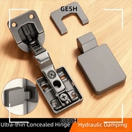 GESH Concealed Hinge, Flat Panel Hydraulic Damping Hydraulic Hinge, Must-have Straight Damper Enduri